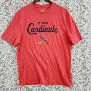 St. Louis Cardinals Genuine Merchandise Cotton Blend Short Sleeve T‎ Shirt Men's